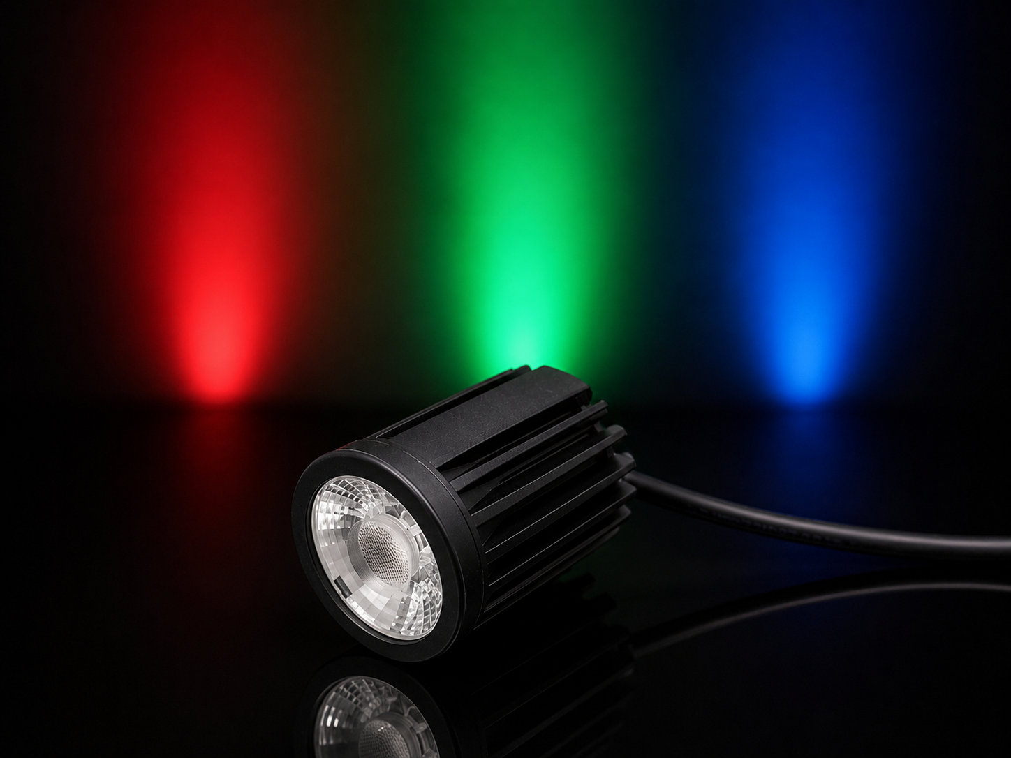 Modulo spot RGB 50 mm PWM a banco OM electronics